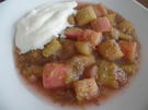 Rhabarber -Chia-Grütze mit Sahne - Rezept - Bild Nr. 5616