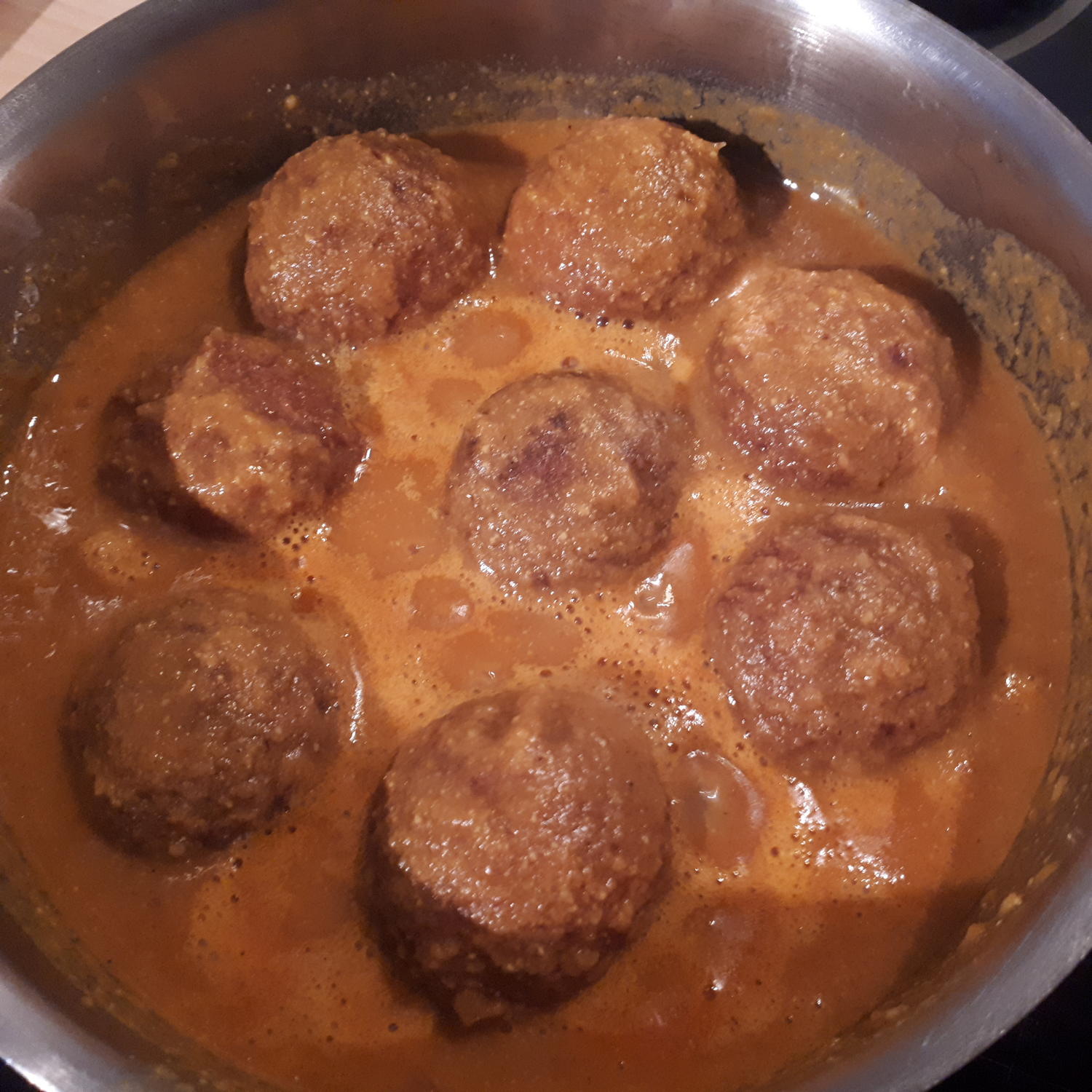 indisch: Malai Kofta - Kartoffel-Käse Bällchen in pikanter Soße ... indisch: Malai Kofta - Kartoffel-Käse Bällchen in pikanter Soße ...