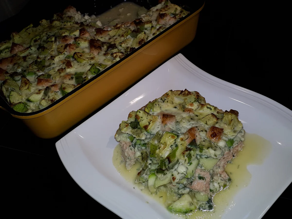 BiNe` S ZUCCHINI - LACHSAUFLAUF - Rezept - Bild Nr. 5635