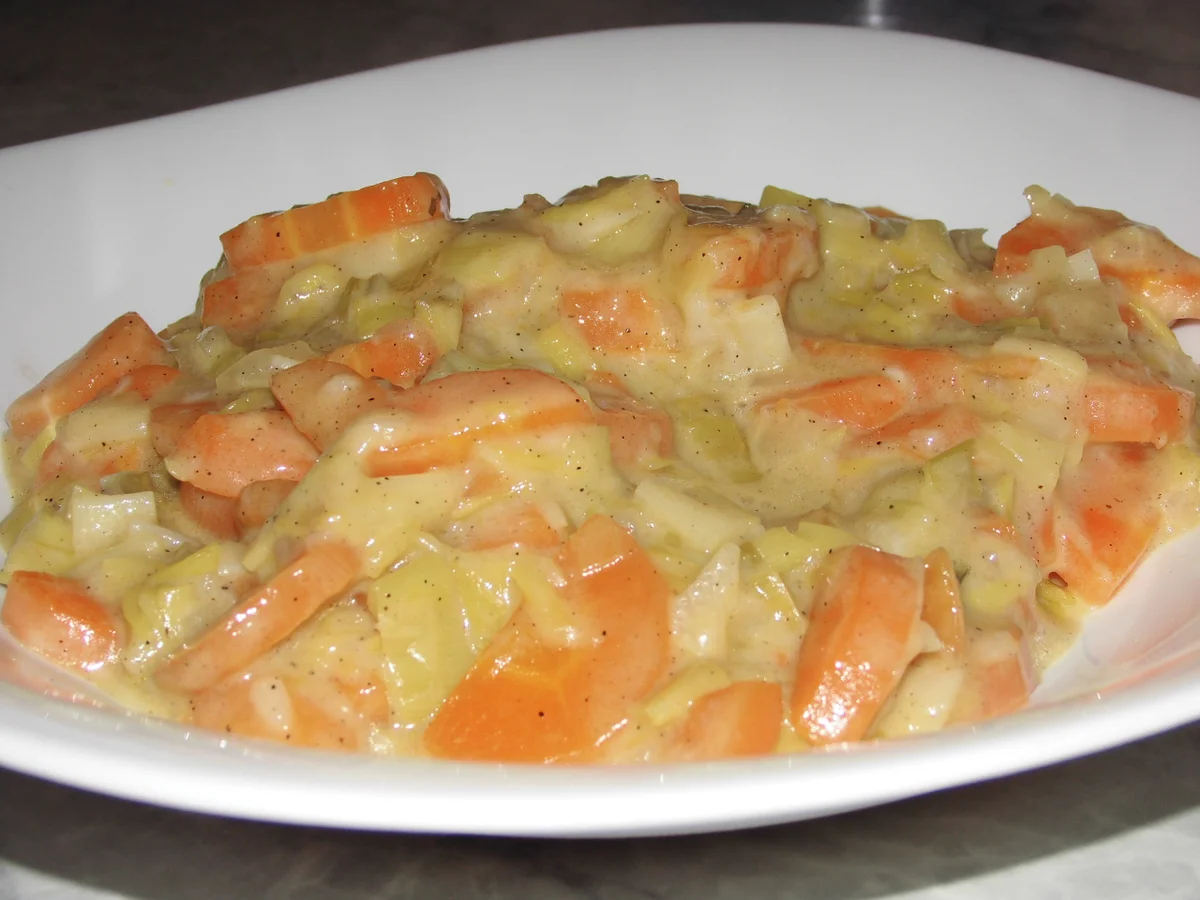 Scharfes Porree-Möhren-Gemüse mit Vanilleduft - Rezept - Bild Nr. 10