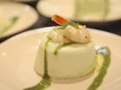 Panna Cotta von weißem und grünem Spargel mit gebratenen Garnelen - Rezept - Bild Nr. 5636