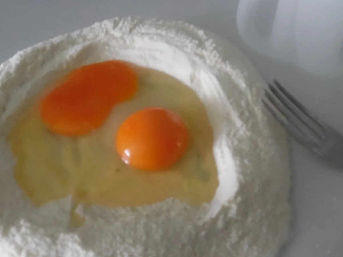 Rezept: Cannelloni mit Brätfüllung, Spinat-Frischkäse-Soße und Parmesan-Haube Bild Nr. 5667 Cannelloni mit Brätfüllung, Spinat-Frischkäse-Soße und Parmesan-Haube - Rezept - Bild Nr. 5667