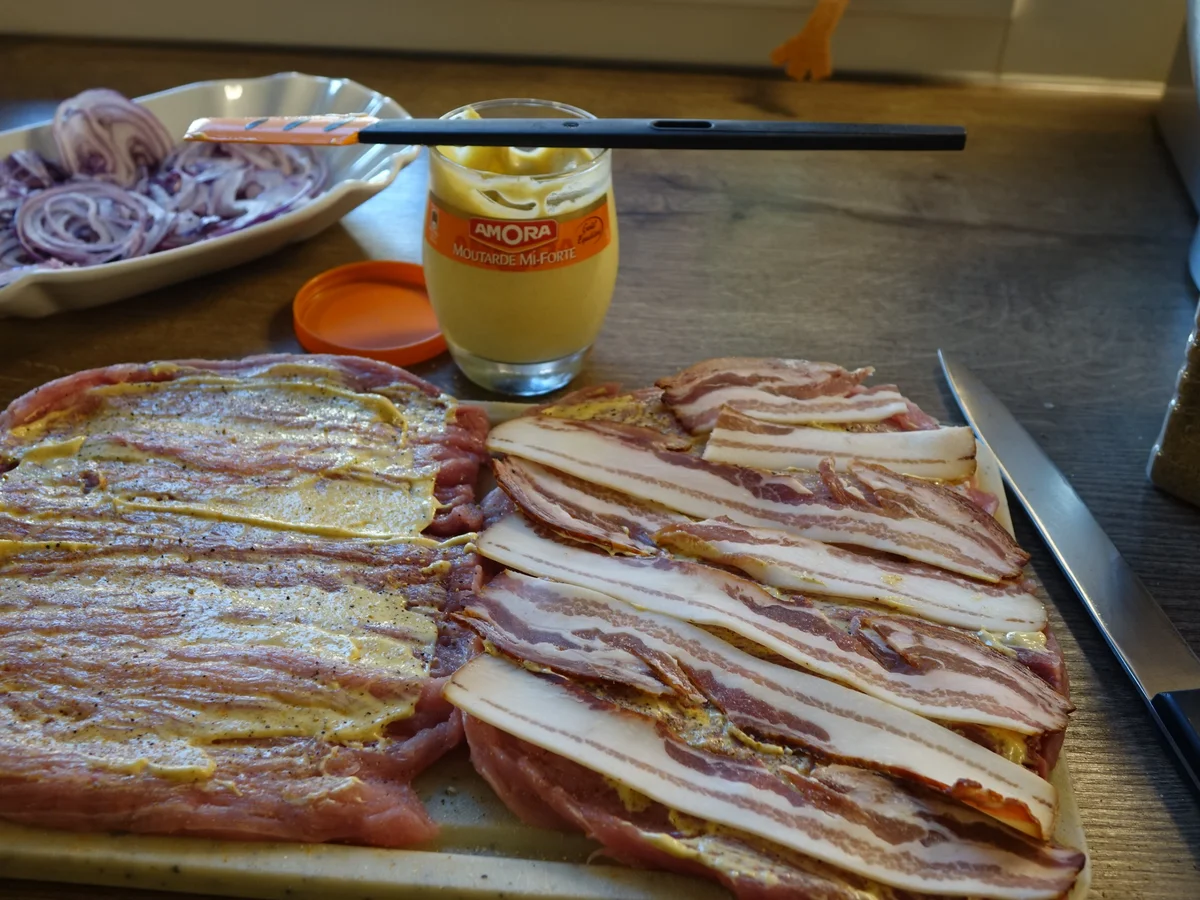 Rezept: Deftig gerollte Schweinespieße Bild Nr. 5649 Deftig gerollte Schweinespieße - Rezept - Bild Nr. 5649