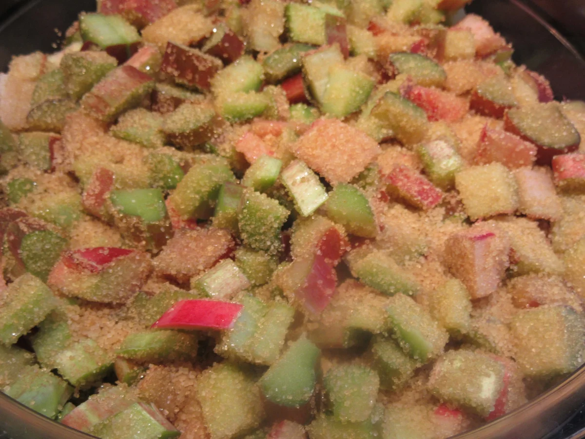 Backen: Rhabarberkuchen mit Schmandguss - Rezept - Bild Nr. 5649