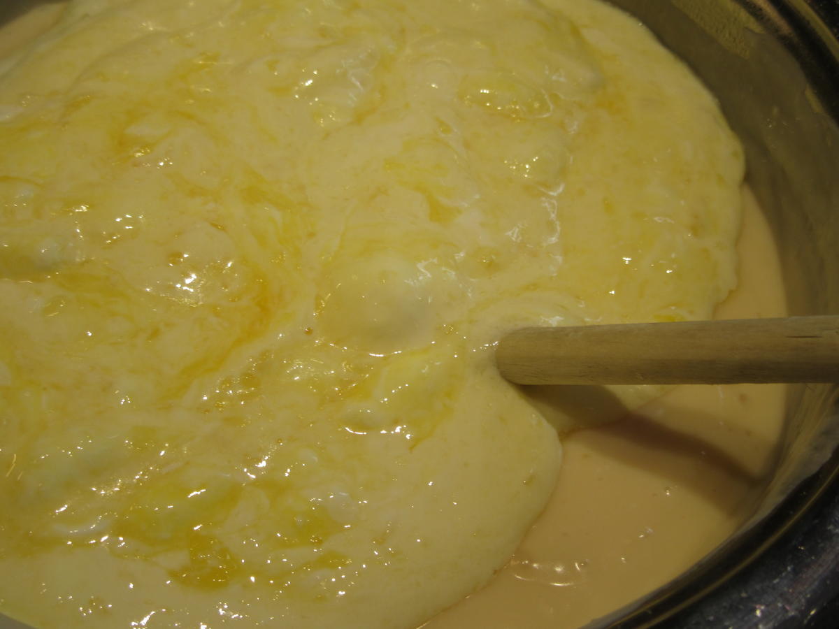 Backen: Rhabarberkuchen mit Schmandguss - einfach - von lunapiena