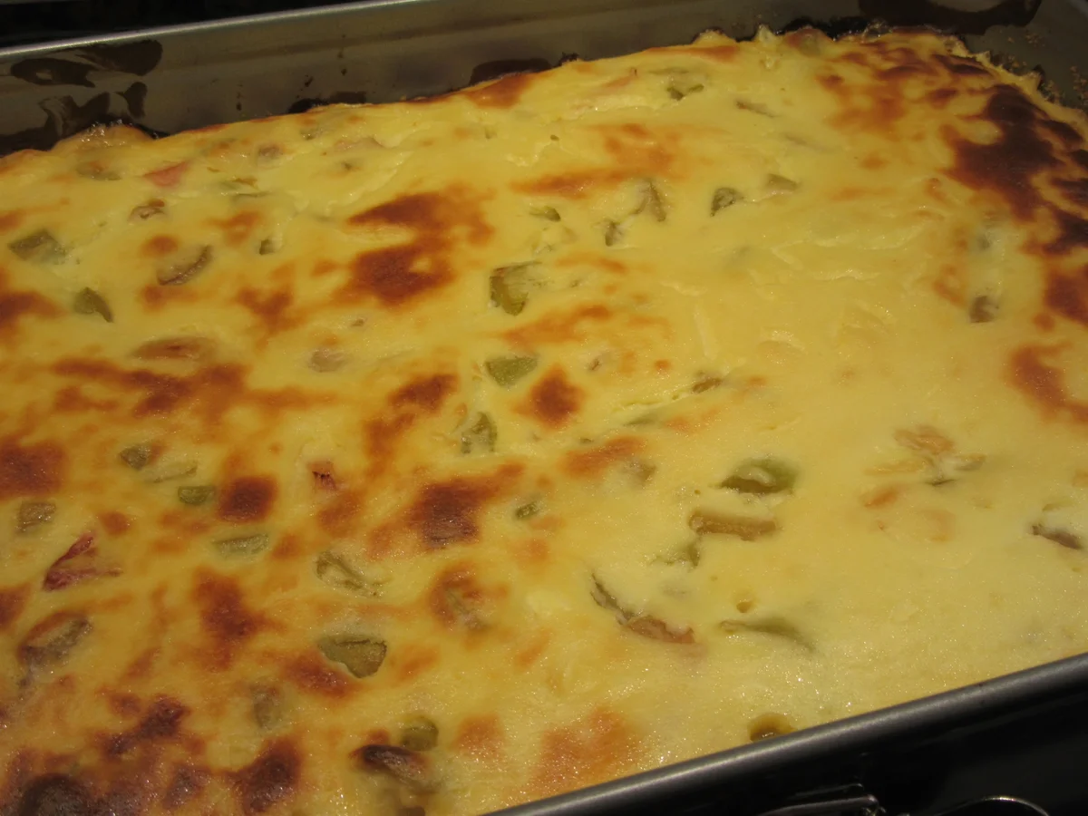 Backen: Rhabarberkuchen mit Schmandguss - Rezept - Bild Nr. 5658