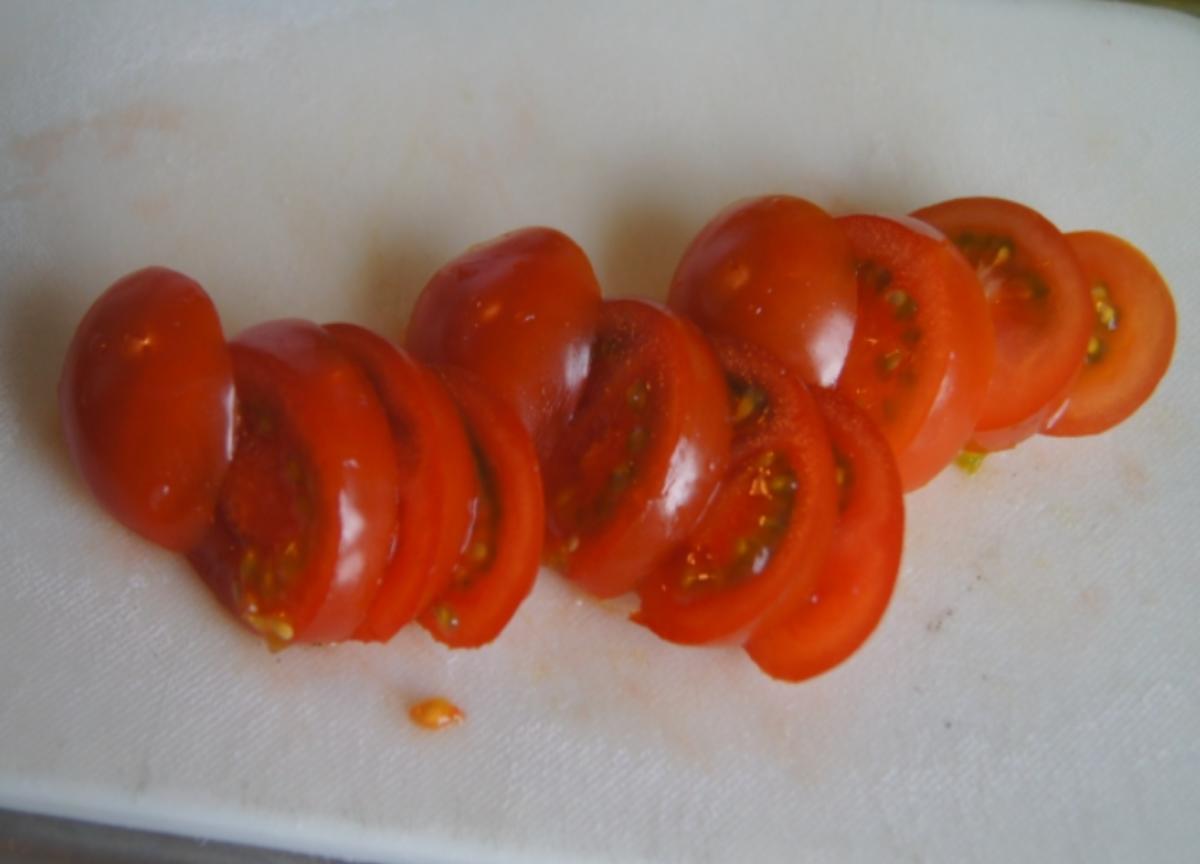 Spargel mit Tomaten und Mozzarella überbacken - Rezept - Bild Nr. 5661