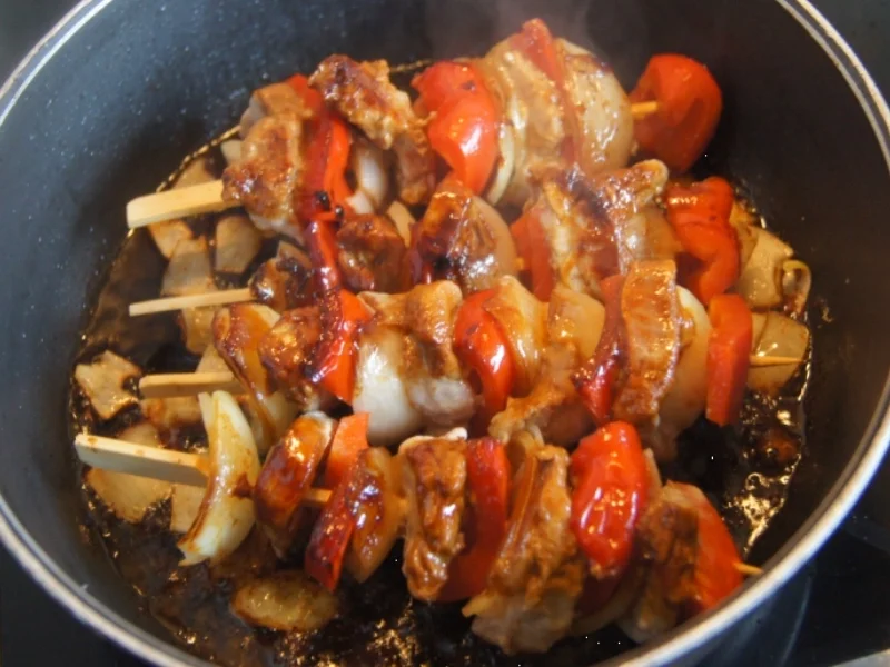 Schweinefilet-Gemüse-Spieße - Rezept - Bild Nr. 5654