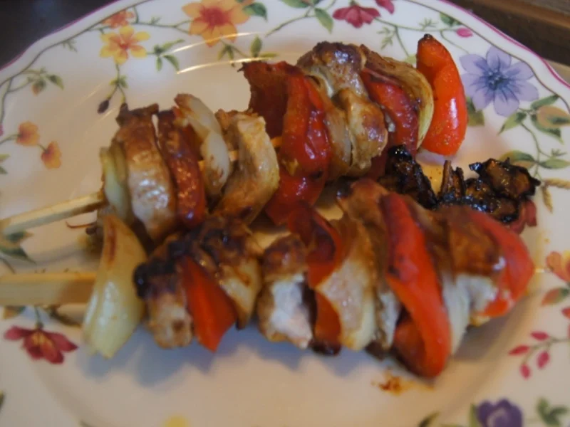 Schweinefilet-Gemüse-Spieße - Rezept - Bild Nr. 5655