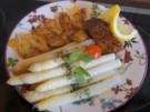 Schweinefilet mit Spargel und Bratkartoffeln - Rezept - Bild Nr. 5650
