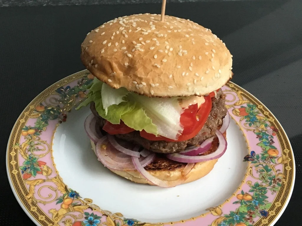Rezept: Tim´s BBQ Bacon & Beef Burger Bild Nr. 2 Tim´s BBQ Bacon & Beef Burger - Rezept - Bild Nr. 2