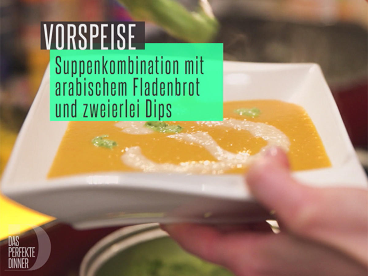 Suppen-Dreierlei mit Mandel-Dattel-Topping - Rezept - Bild Nr. 2