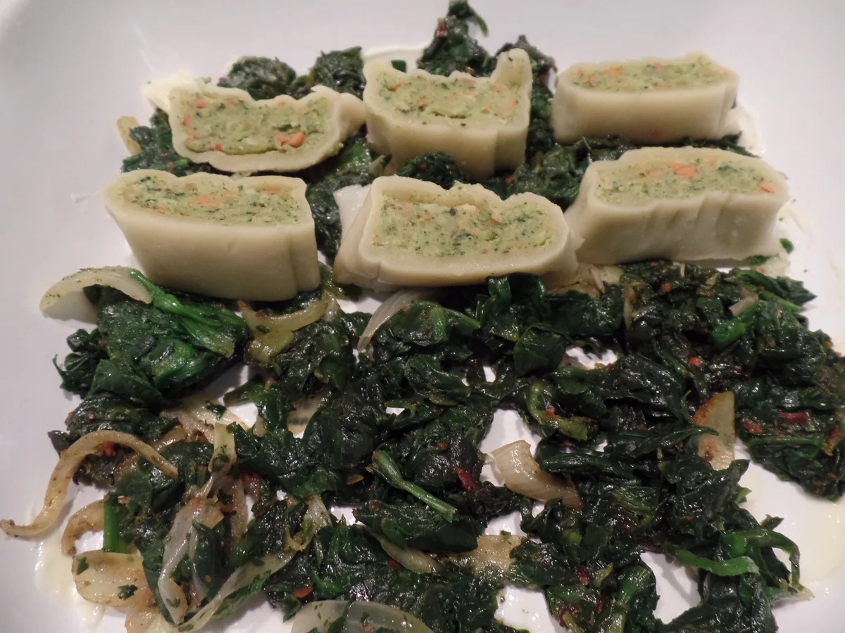 Gemüse-Maultaschen -Spinat-Auflauf - Rezept - Bild Nr. 5653