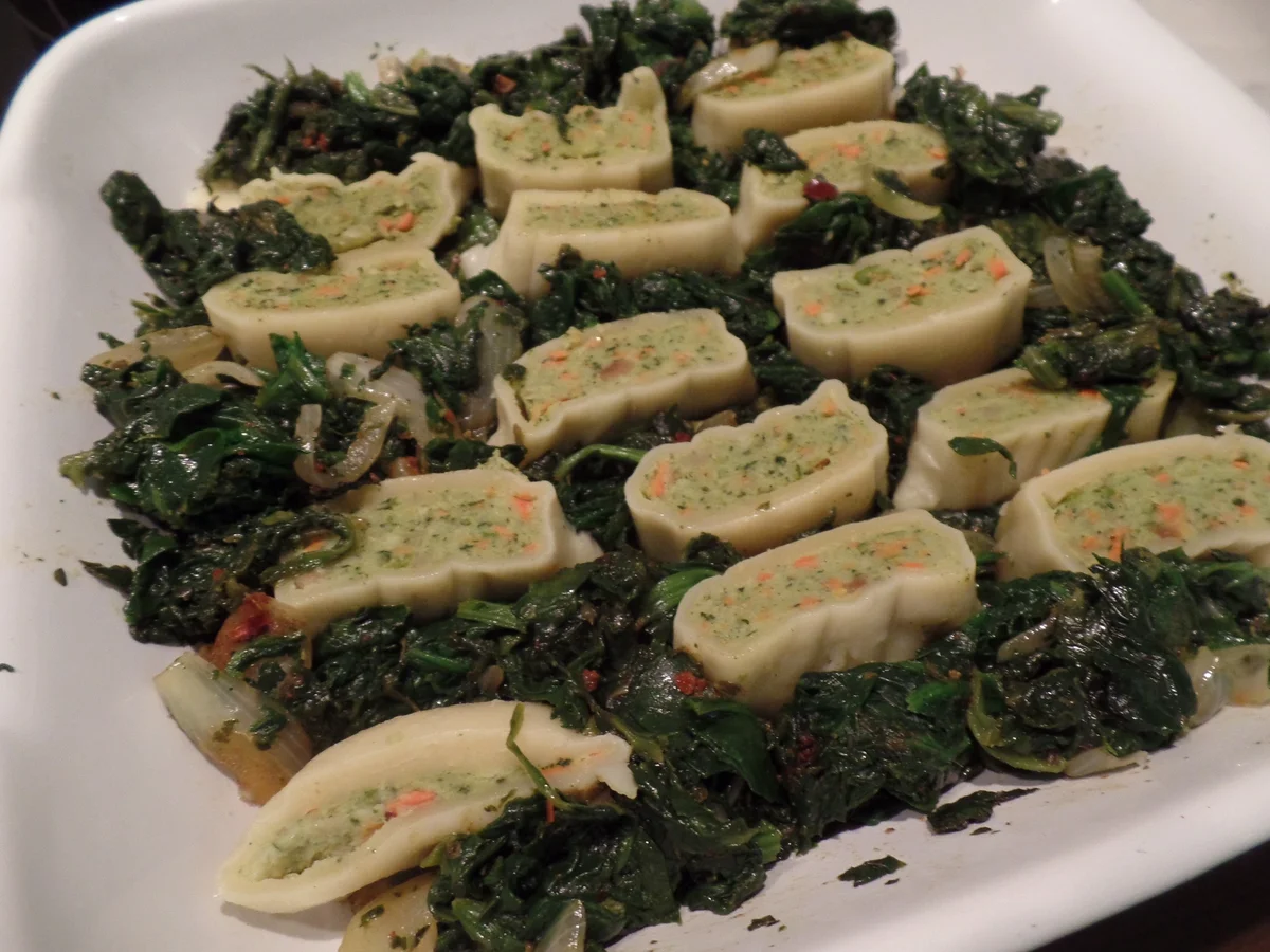 Gemüse-Maultaschen -Spinat-Auflauf - Rezept - Bild Nr. 5656