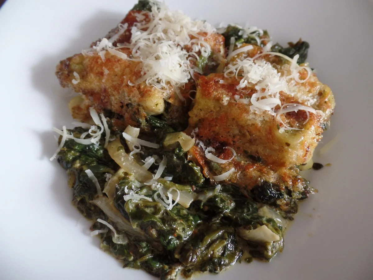 Gemüse-Maultaschen -Spinat-Auflauf - Rezept - Bild Nr. 5661