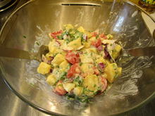 Kartoffelsalat mit Knoblauchsrauke - Rezept - Bild Nr. 5650