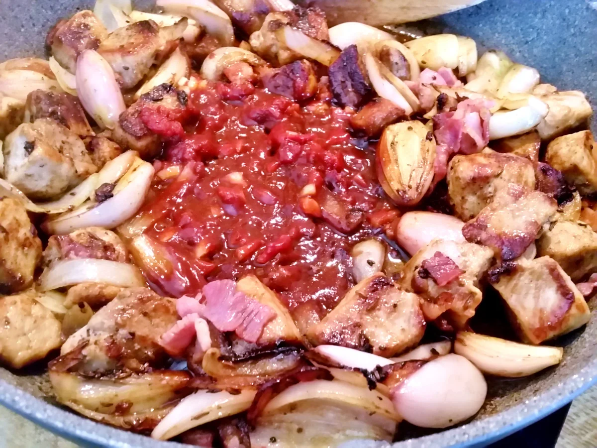 Rezept: Paprika-Ragout vom Schwein Bild Nr. 5654 Paprika-Ragout vom Schwein - Rezept - Bild Nr. 5654