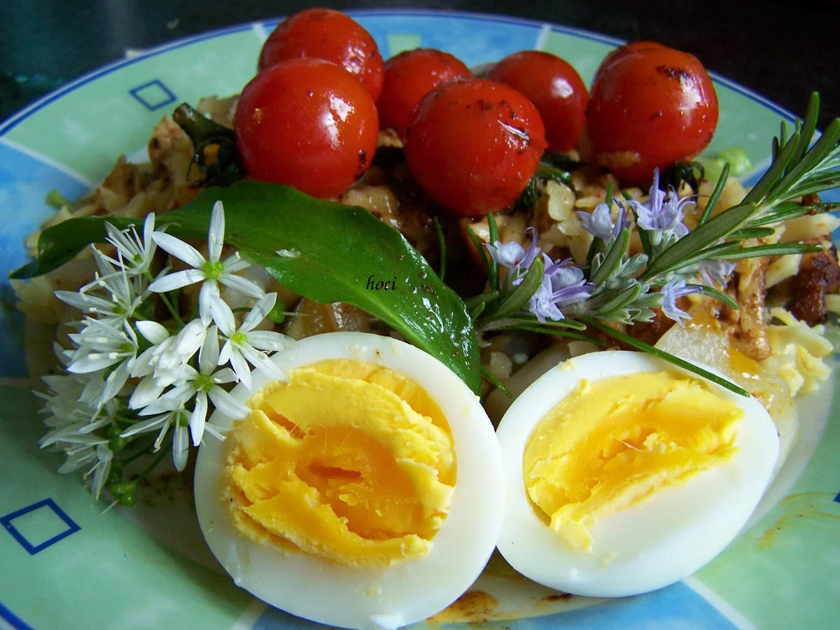 Illustrer Salat mit warmer Tomate - Rezept - Bild Nr. 5664