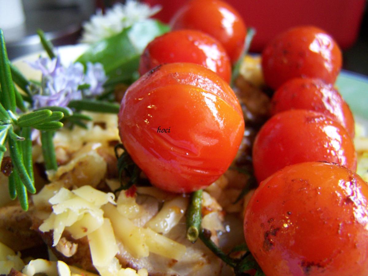 Illustrer Salat mit warmer Tomate - Rezept - Bild Nr. 5665