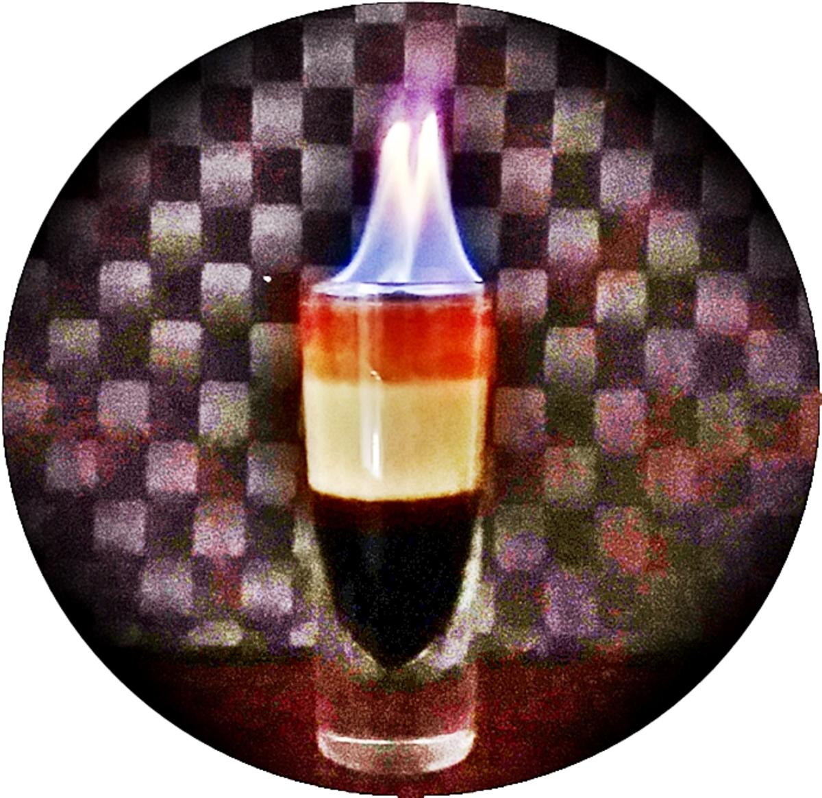 "B-52  SHOT" ➯ Drink  mit horizontaler Schichtung - Rezept - Bild Nr. 5665