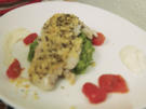 Ofenkabeljau mit Zitronen-Rosmarin-Kruste und Rucola-Kartoffel-Stampf - Rezept - Bild Nr. 2