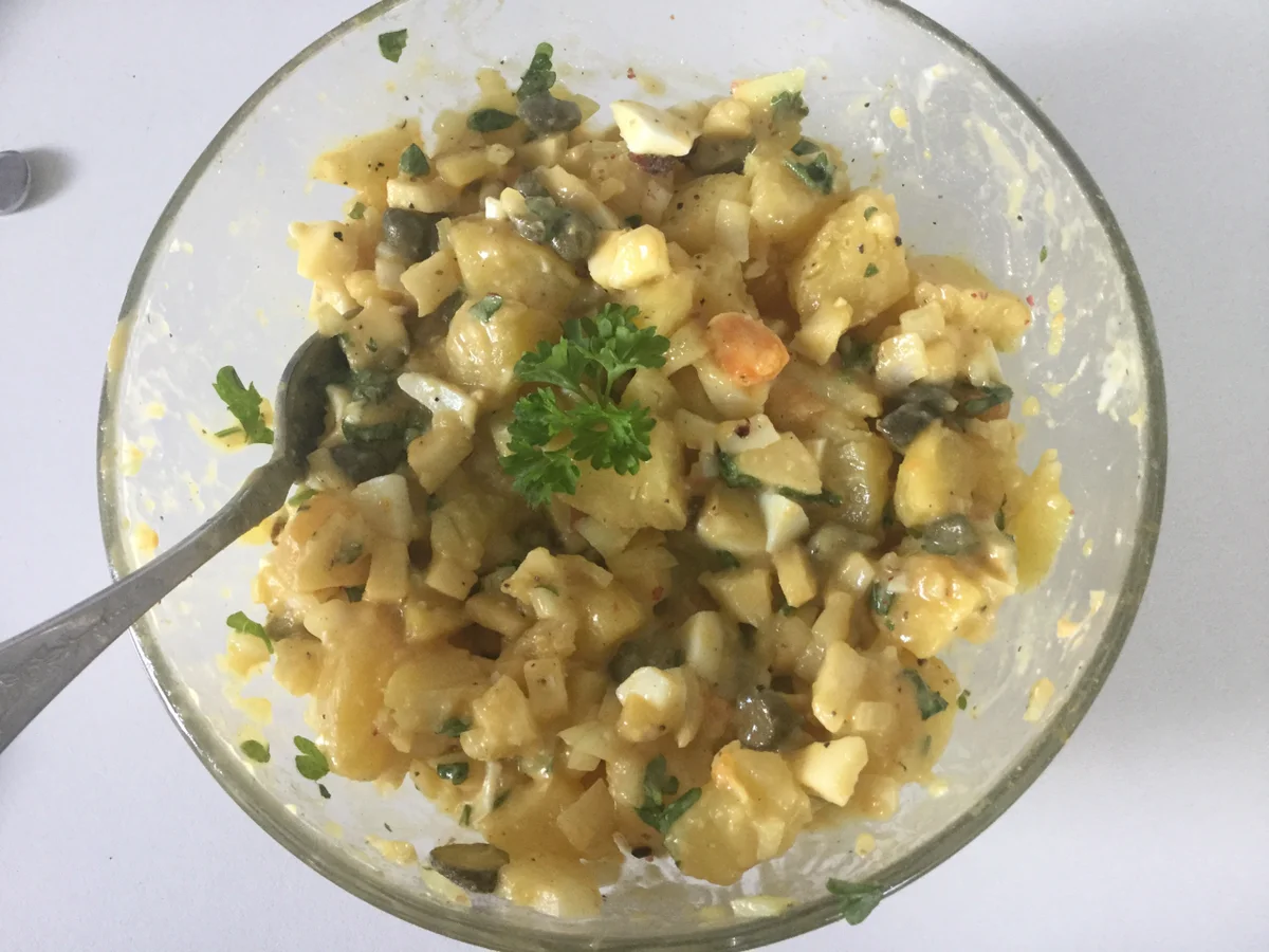 Kartoffelsalat mit Apfel und... - Rezept - Bild Nr. 5686