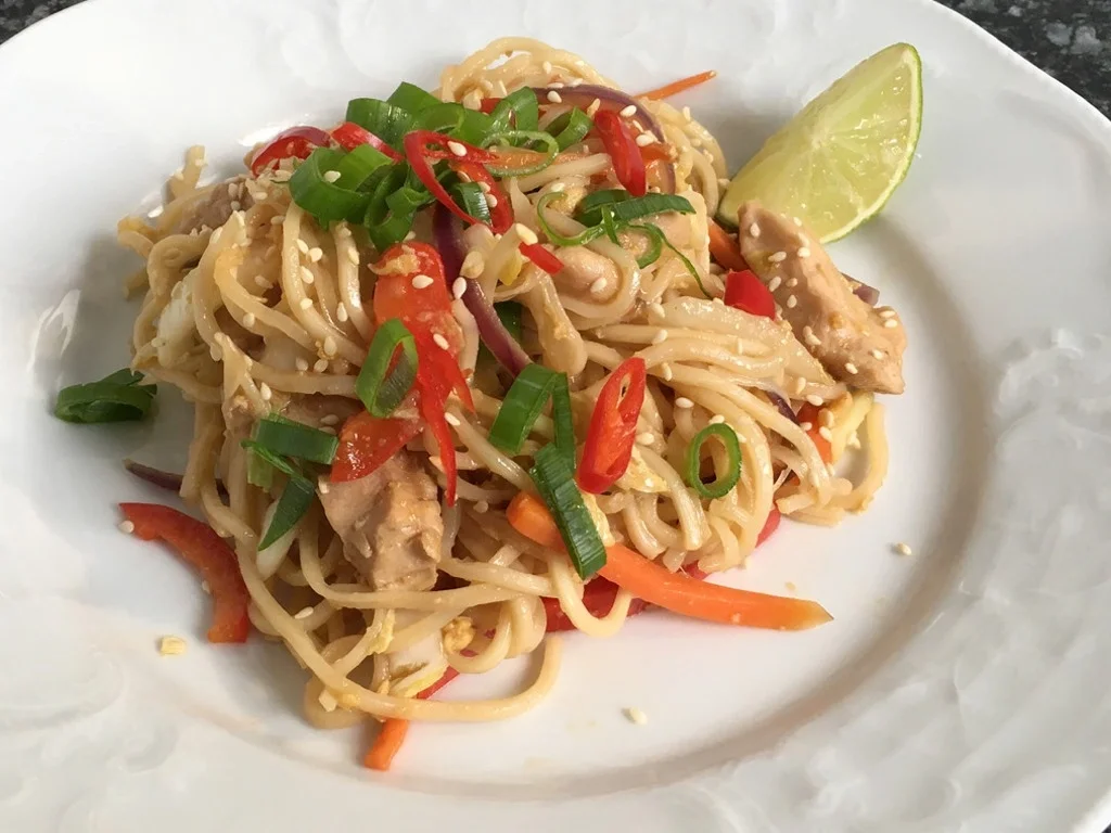 Rezept: Asiatische gebratene Nudel Bild Nr. 2 Asiatische gebratene Nudel - Rezept - Bild Nr. 2