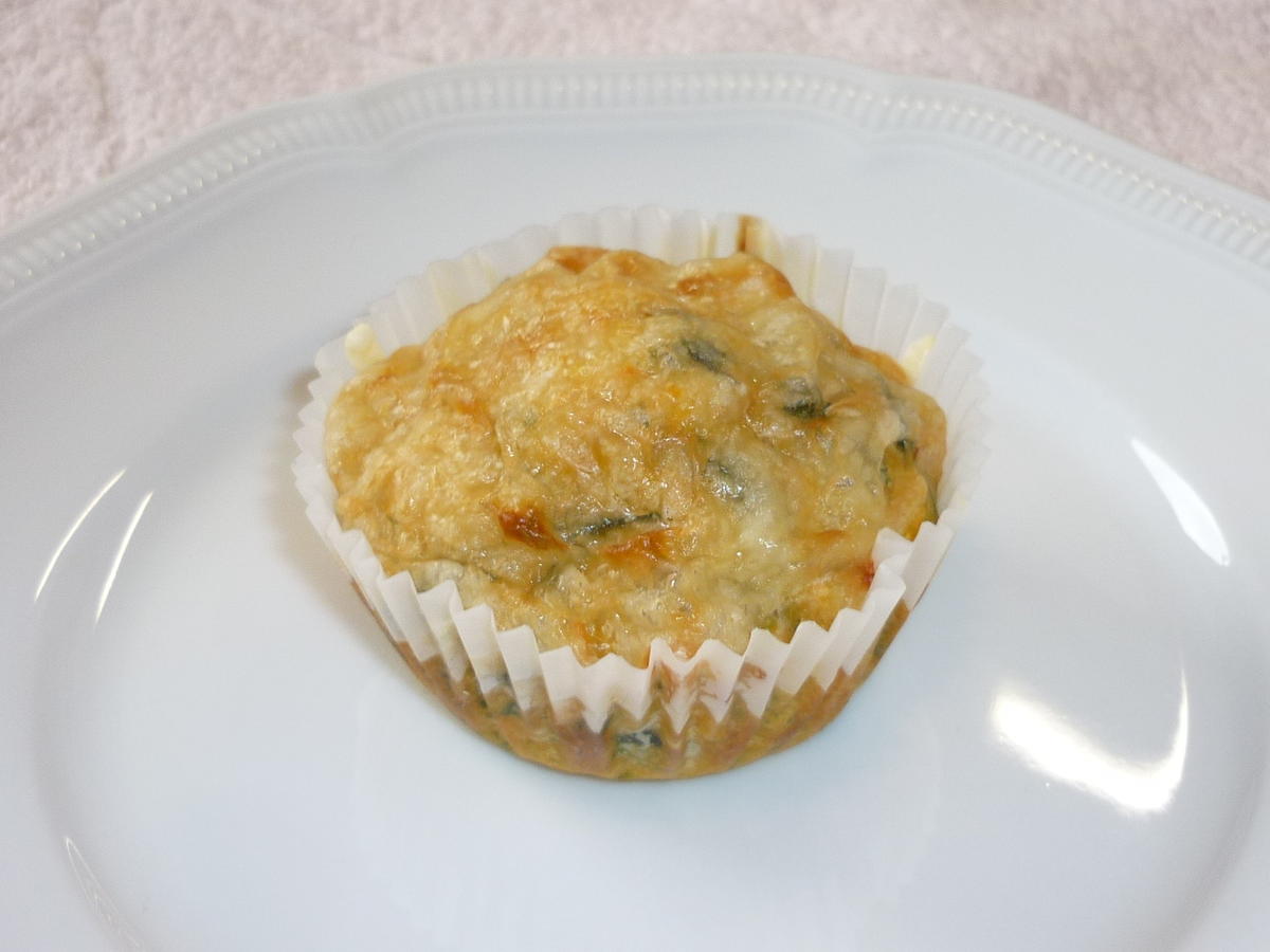 Möhren-Spinat-Muffins (mit oder ohne Salami) - Rezept - Bild Nr. 5679