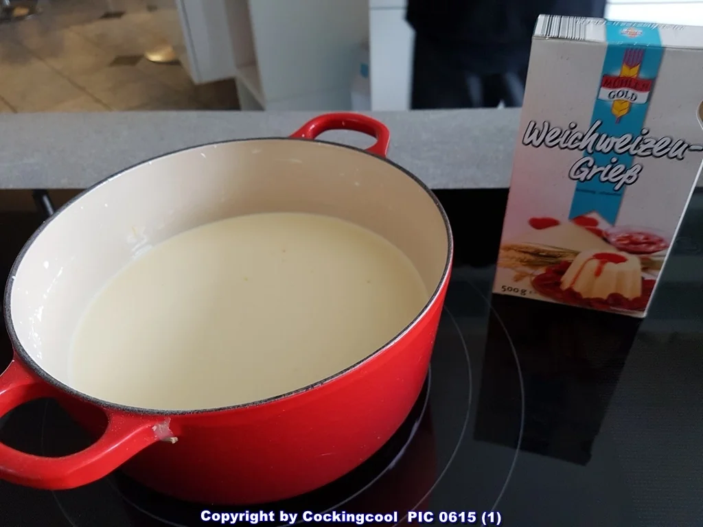 "Schmutzfink" Grießpuddingtorte ohne Backen - Rezept - Bild Nr. 5696