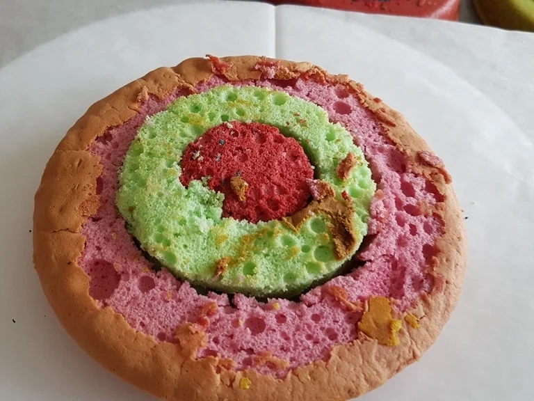 Biskuit "Naked Cake" mit "Dominotorte" - Rezept - Bild Nr. 5689