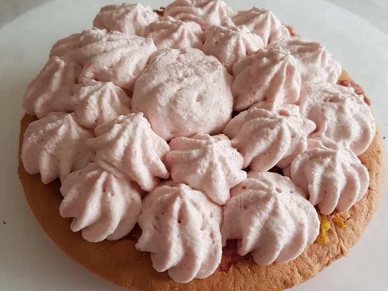 Biskuit "Naked Cake" mit "Dominotorte" - Rezept - Bild Nr. 5690