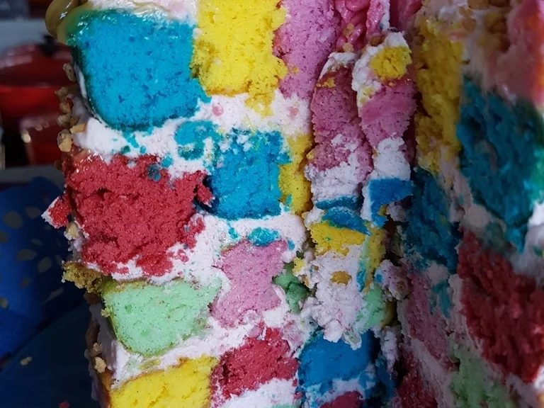 Biskuit "Naked Cake" mit "Dominotorte" - Rezept - Bild Nr. 5693