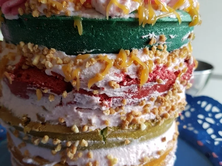 Biskuit "Naked Cake" mit "Dominotorte" - Rezept - Bild Nr. 5695