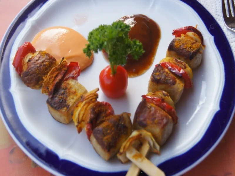 Würstchen-Gemüse-Spieße - Rezept - Bild Nr. 5684