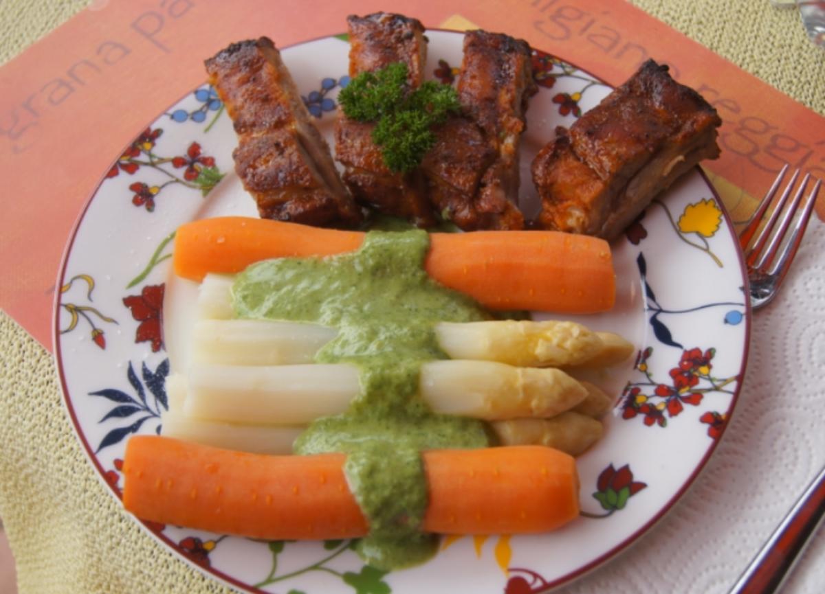 Leiterchen mit Spargel und Möhren - Rezept - kochbar.de
