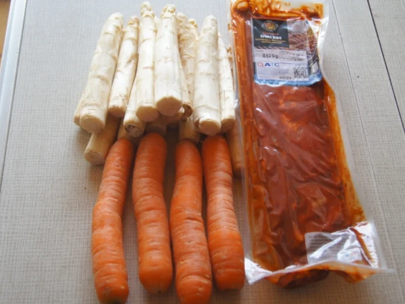 Leiterchen mit Spargel und Möhren - Rezept - Bild Nr. 5685