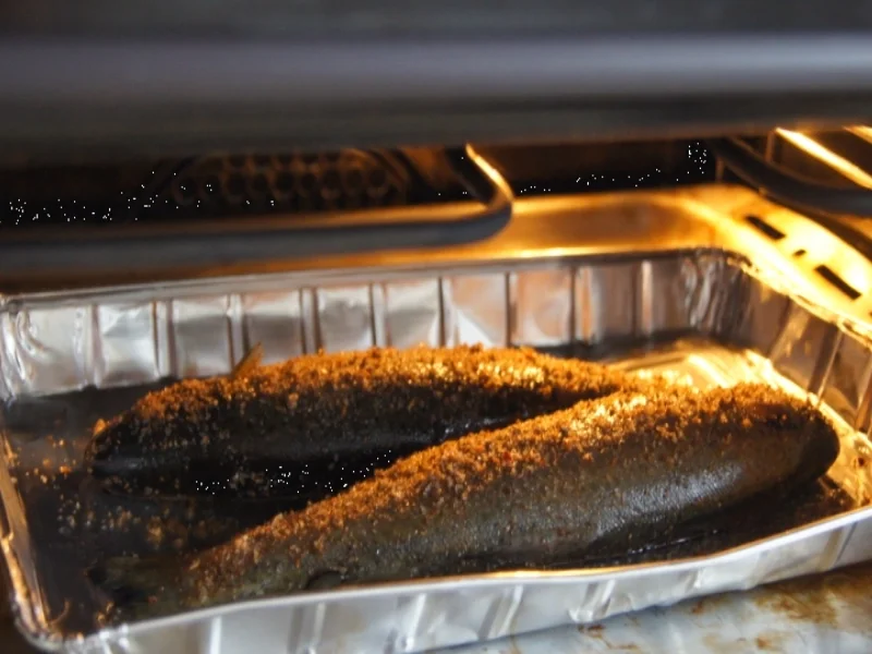 Rezept: Gebackene Forelle mit Spargel Bild Nr. 5687 Gebackene Forelle mit Spargel - Rezept - Bild Nr. 5687