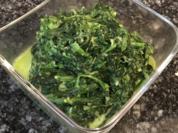 Blattspinat mit Parmesan - Rezept - Bild Nr. 2