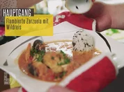 Zarzuela mit Wildreis oder Bandnudeln mit 3 verschiedenen Saucen - Rezept - Bild Nr. 2