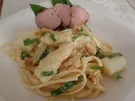 Bärlauch-Spaghetti mit Spargel und Schweinefilet - Rezept - Bild Nr. 5690