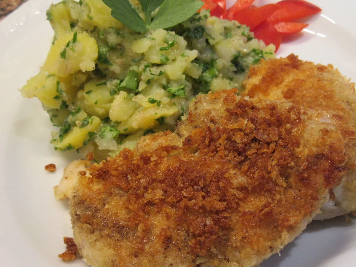 Geflügel: Hühnerschnitzel in Butterpanade - Rezept - Bild Nr. 5698
