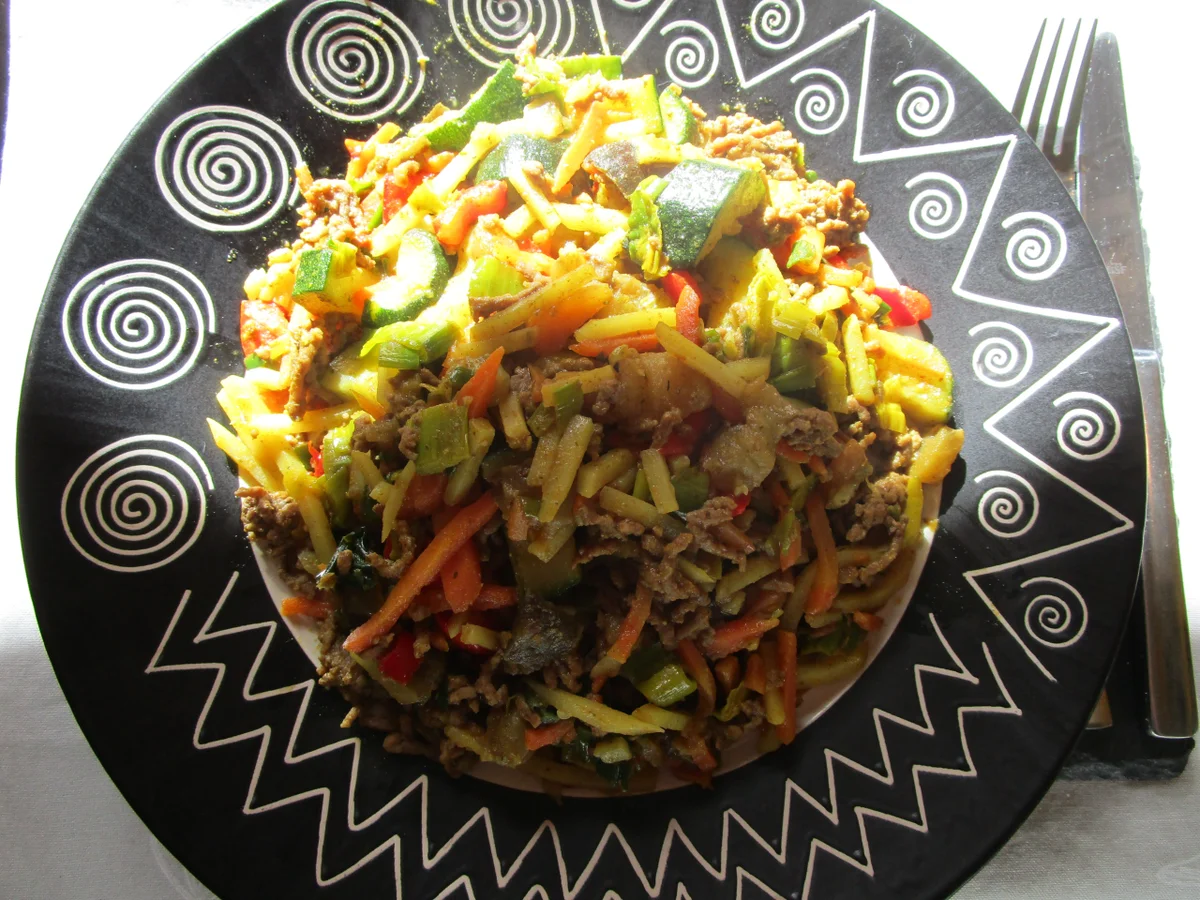 Rezept: Hackfleischpfanne Bild Nr. 5700 Hackfleischpfanne - Rezept - Bild Nr. 5700