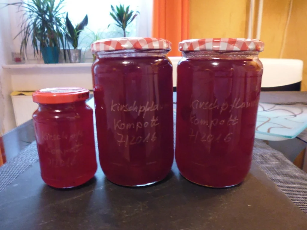 Roter Kirschpflaumenkompott - Rezept - Bild Nr. 5698