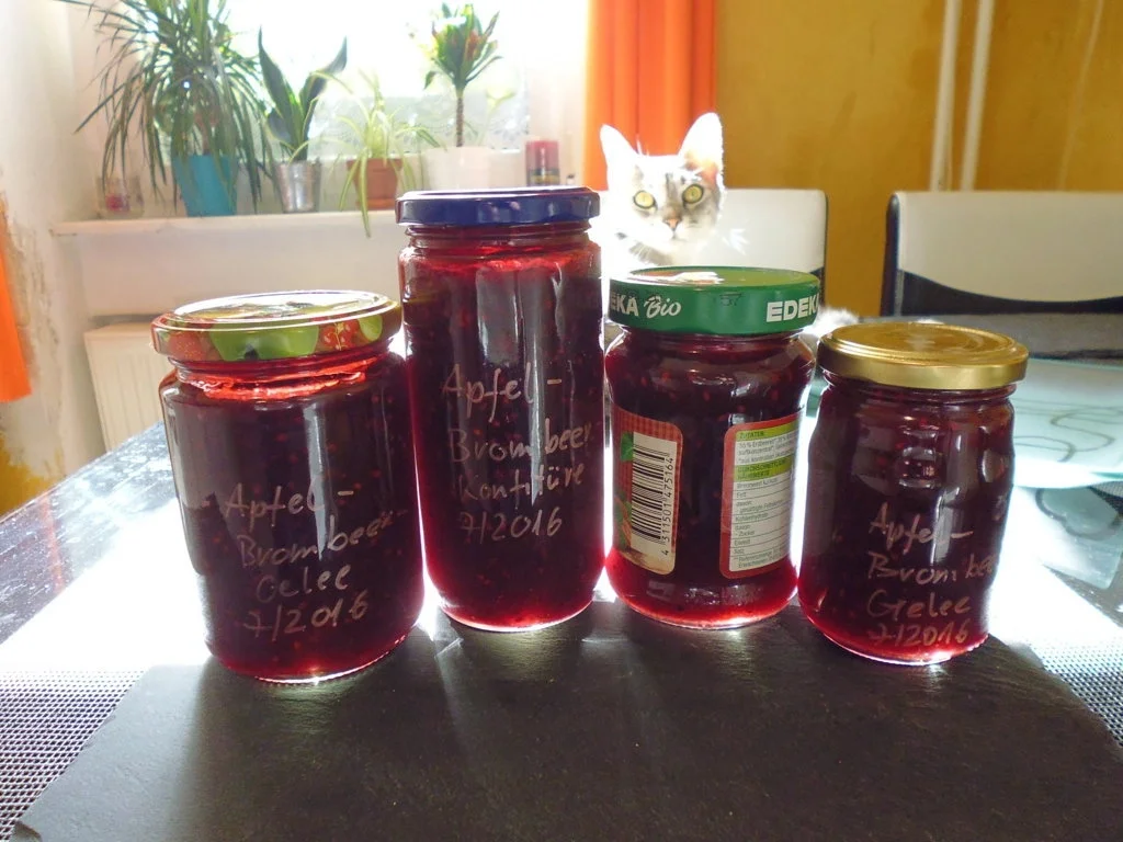 Apfel-Brombeer-Johannisbeerlikör-Konfitüre - Rezept - Bild Nr. 5698