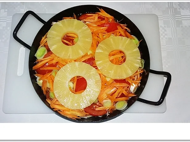 Rezept: Party Pfanne aus dem Ofen Bild Nr. 5709 Party Pfanne aus dem Ofen - Rezept - Bild Nr. 5709