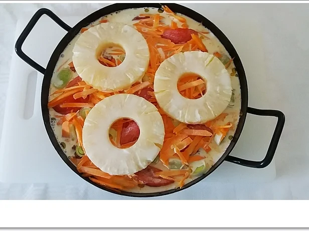 Rezept: Party Pfanne aus dem Ofen Bild Nr. 5710 Party Pfanne aus dem Ofen - Rezept - Bild Nr. 5710