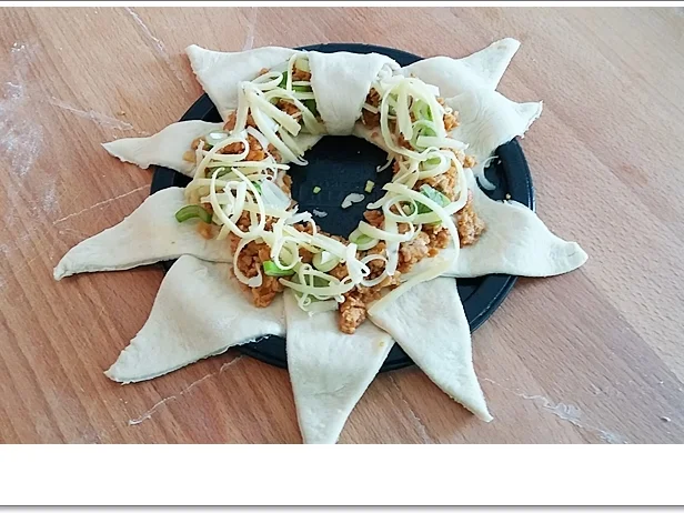 Party - Ring mit Hack und Gemüse - Rezept - Bild Nr. 5708