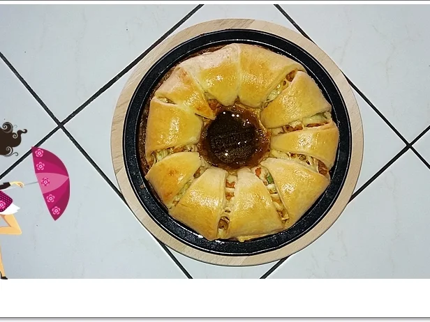 Party - Ring mit Hack und Gemüse - Rezept - Bild Nr. 5716