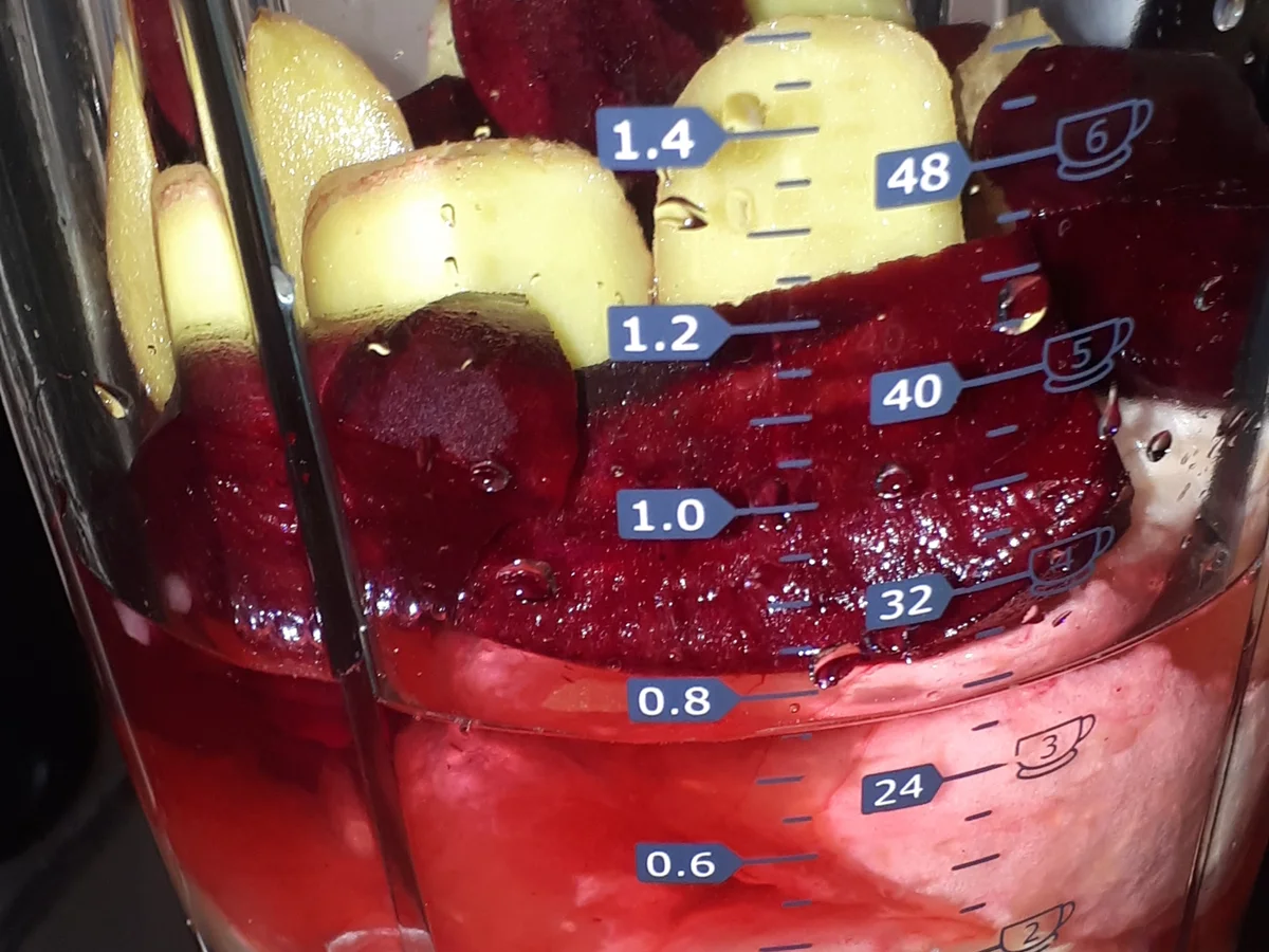 BiNe` S ROTE BETE - INGWER - SMOOTHIE - Rezept - Bild Nr. 5699