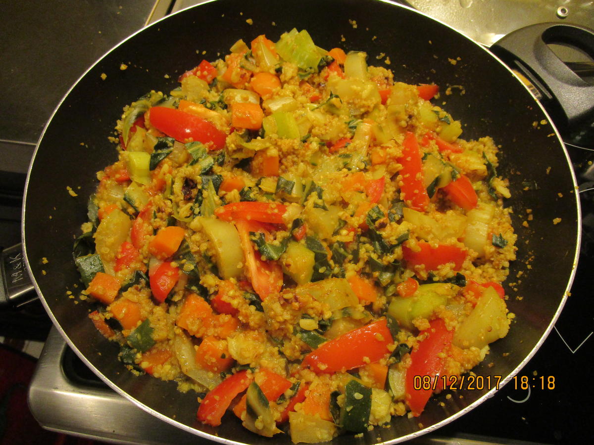Getreidepfanne mit Gemüse - Rezept - Bild Nr. 3